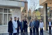 دیدار اعضای انجمن حمایت از بیمار و بیمارستان سینا با کادر سلامت این مرکز درمانی به مناسبت ولادت امام حسن مجتبی(ع) 