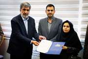 قدردانی از بانویی نیکوکار در ششمین نشست هیئت مدیره انجمن حمایت از بیماران و بیمارستان سینا 