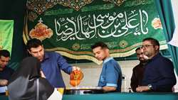 عطر رضوی در دلِ شلوغی بیمارستان، برپایی ایستگاه صلواتی به مناسبت دهه کرامت 