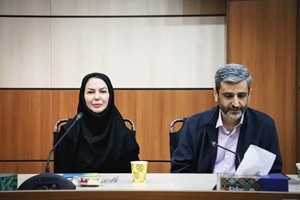 مراسم تودیع و معارفه سرپرست پیشین و جدید امور اداری بیمارستان سینا