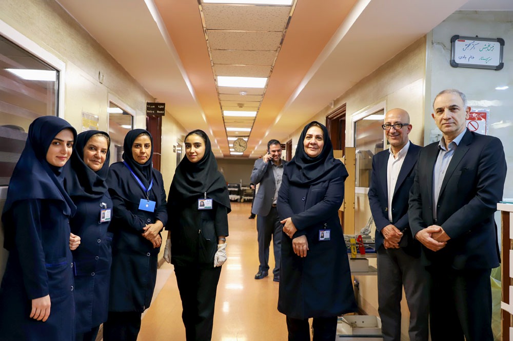 بازدید مدیریتی ایمنی بیمار بیمارستان سینا از بخش های ارتوپدی زنان و مردان